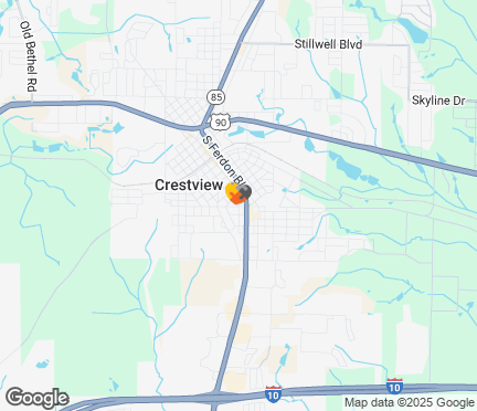 
<span>Crestview, FL</span>
